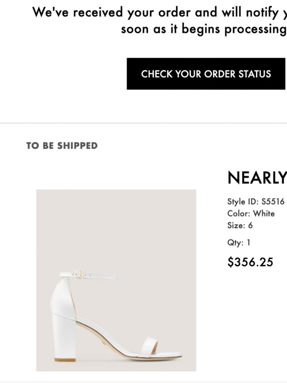 Stuart Weitzman NearlyNude Sandals Size 6